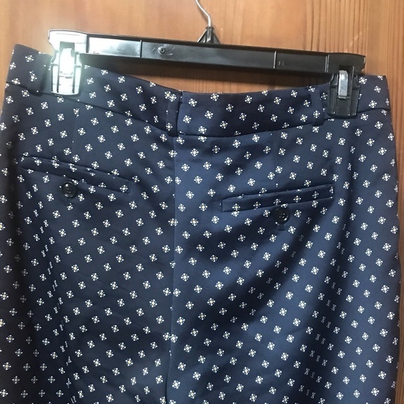 Banana Republic Avery Diamond Design Print Pants - Picture 9 of 12
